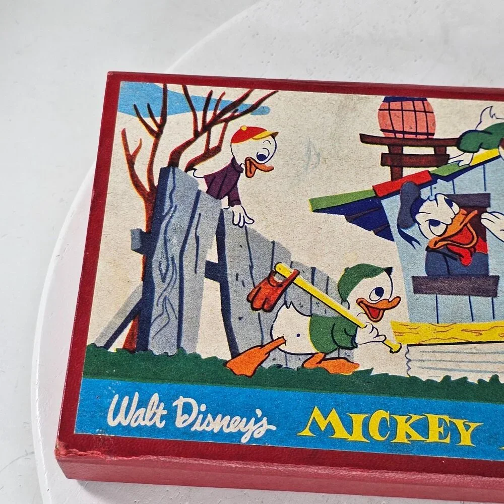 Walt Disneys Mickey Mouse Club Pencil Case Vintage 1950s